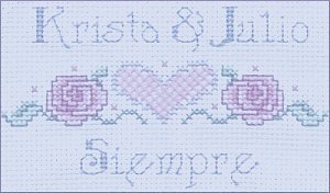 Julio y Krista Cross Stitch