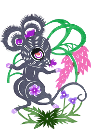 Chinese Paper Cut Rat